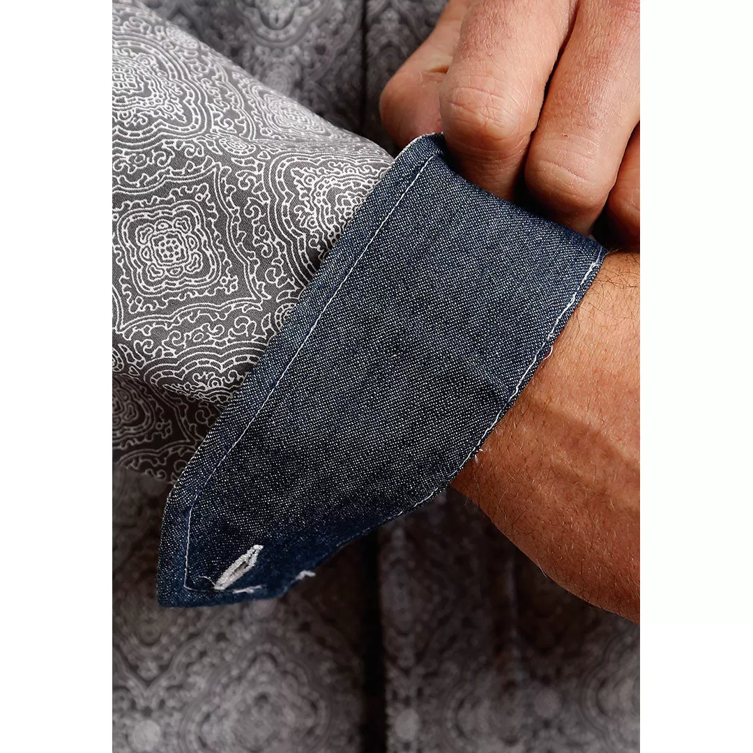 Stetson Men's Classic Medallion Print Shirt - Image 3