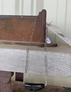 Rustic Rose Jewelry | 16” Black Onyx Stacker Chain Necklace