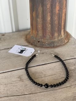 Rustic Rose Jewelry | #313 Black Onyx Necklace