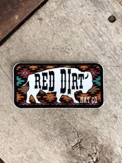 Red Dirt | Great White Buffalo Aztec Sticker