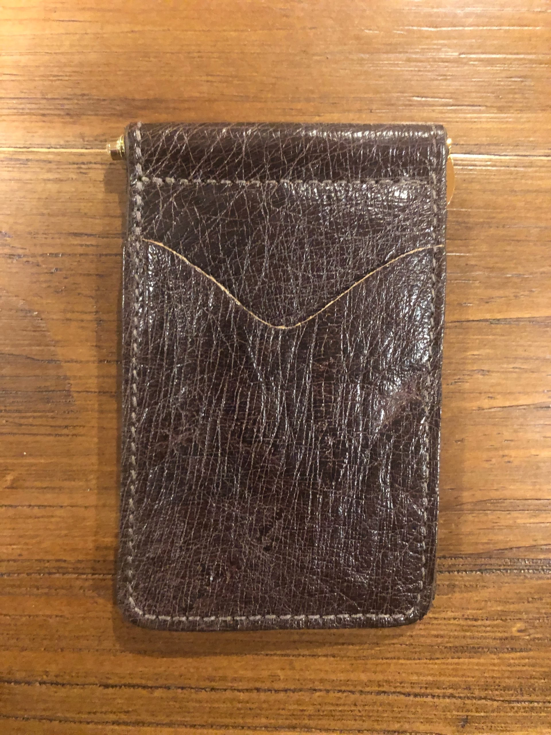 Rios Of Mercedes | Smooth Ostrich Money Clip Wallet