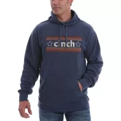 Cinch Men's Logo Embroidered Pullover Hoodie