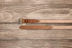 Texas Saddlery | Saddle Tan Spider Combo Kids Belt