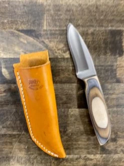 Anza | Tan Wood Handle Knife