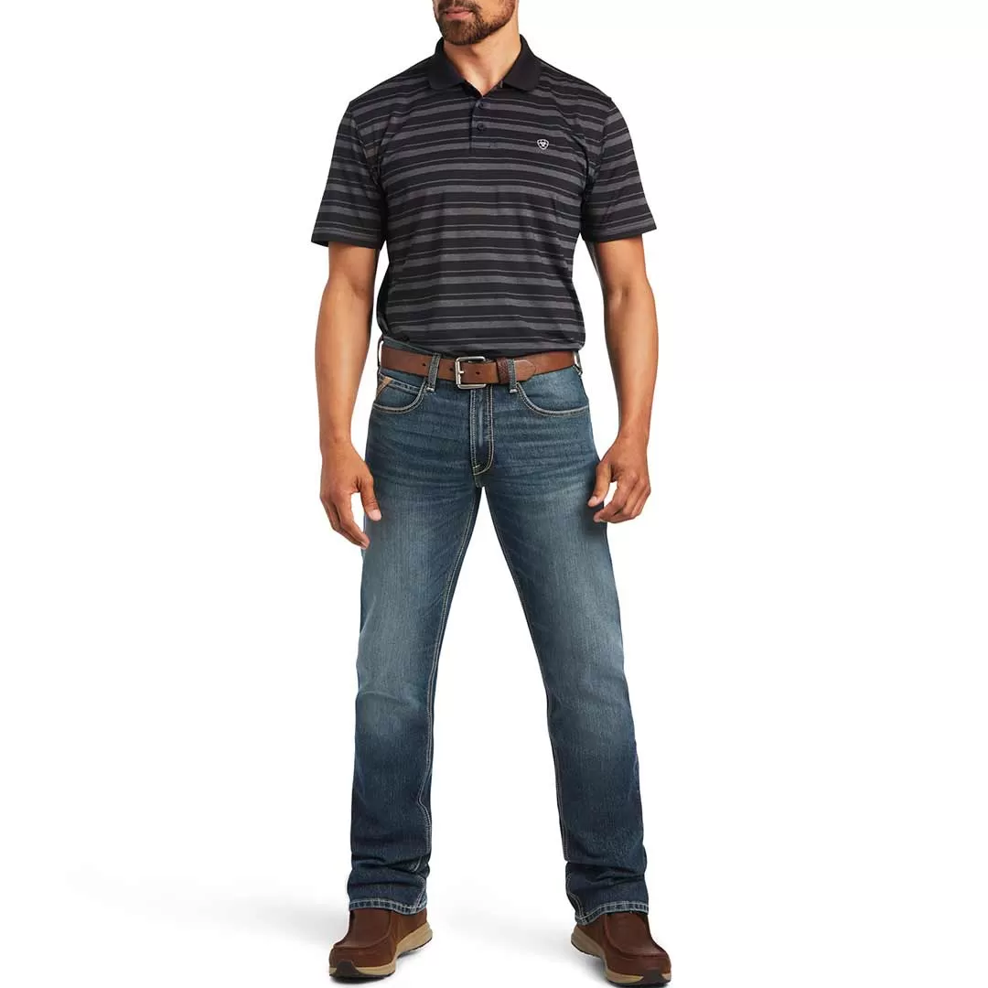 Ariat Men's Ombre Stripe Fitted Polo - Image 2