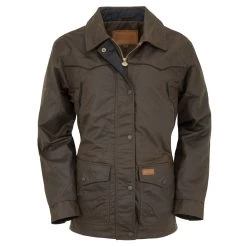 Outback Trading Co. Womens Round Up Brown Jacket