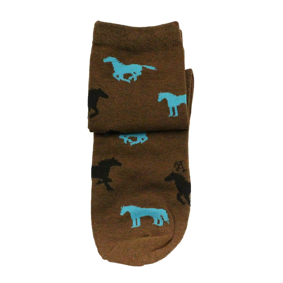 Austin Accent Women's Horse Pattern Sock - Image 2