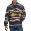 Cinch Men's Aztec Polar Fleece Pullover