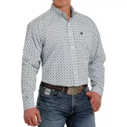 Cinch Men's Classic Fit Print Button-Down Shirt