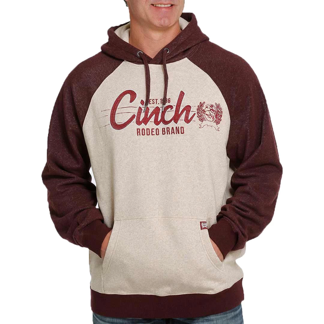Cinch Men's Contrast Sleeve Hoodie