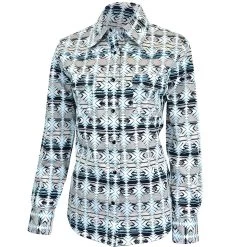 Cowgirl Hardware Women's Aztec Print Snap Shirt
