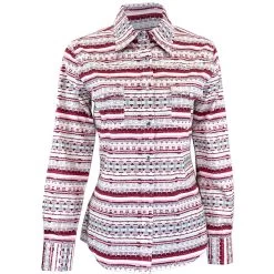 Cowgirl Hardware Women's Southwest Print Snap Shirt