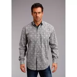Stetson Men's Classic Medallion Print Shirt