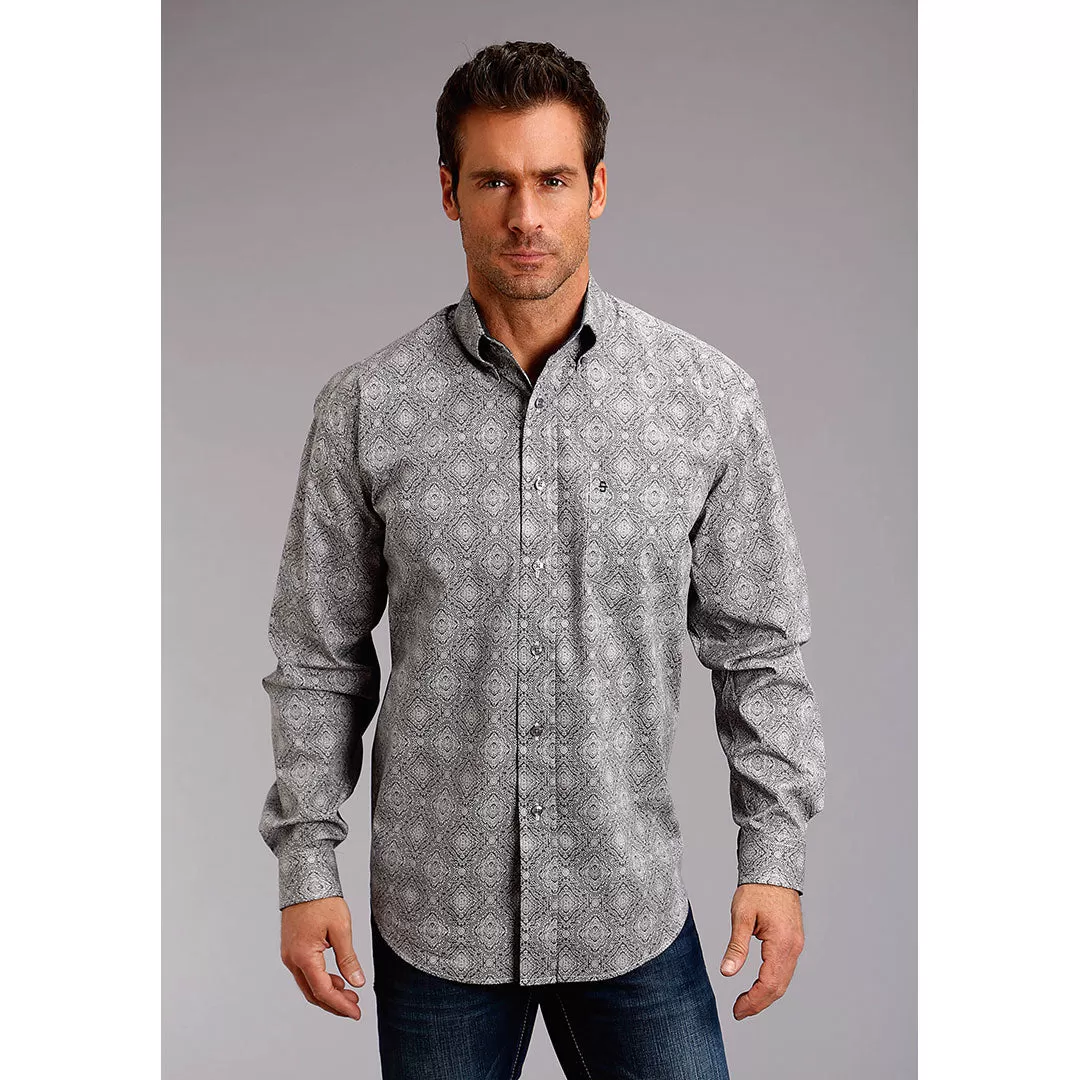 Stetson Men's Classic Medallion Print Shirt