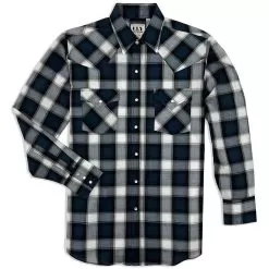 Ely Cattleman Men's Plaid Snap Shirt