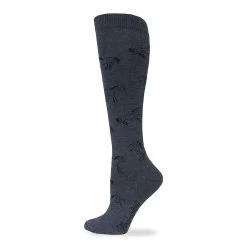 Wrangler Horse Print Knee High Womens Sock