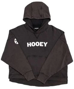 Hooey Women's Roomy Cropped Logo Hoodie