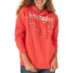 Wrangler Women's Retro Metallic Logo Hoodie