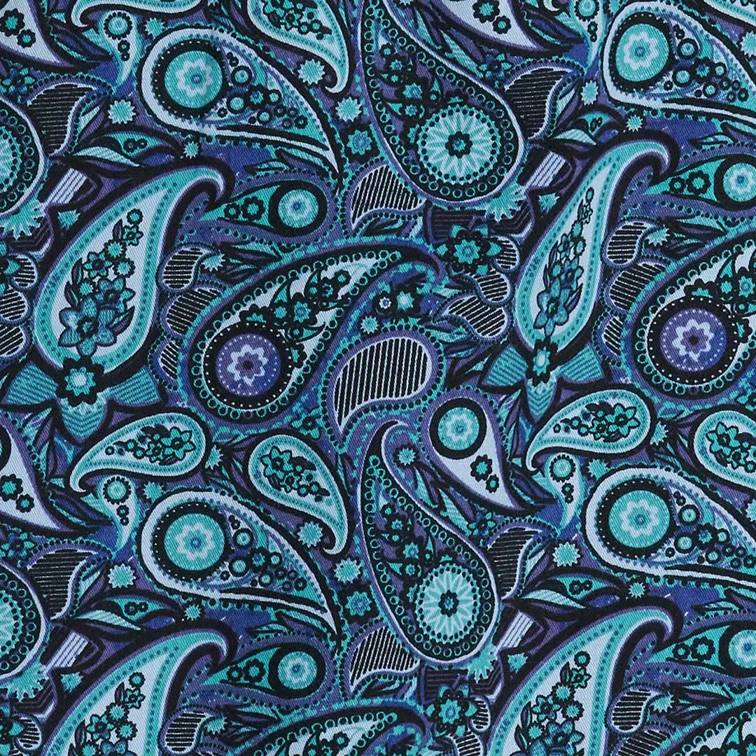 Wrangler Men's Rock 47 Paisley Print Snap Shirt - Image 6