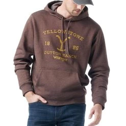 Wrangler X Yellowstone Men's Dutton Ranch 1886 Hoodie