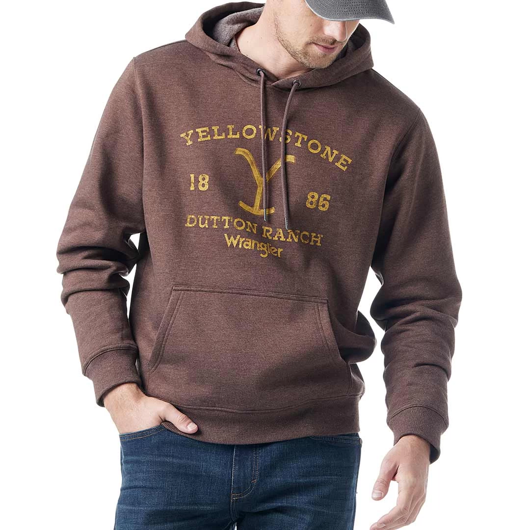 Wrangler X Yellowstone Men's Dutton Ranch 1886 Hoodie