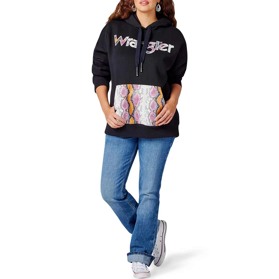 Wrangler Women's Retro Snake Print Hoodie - Image 5