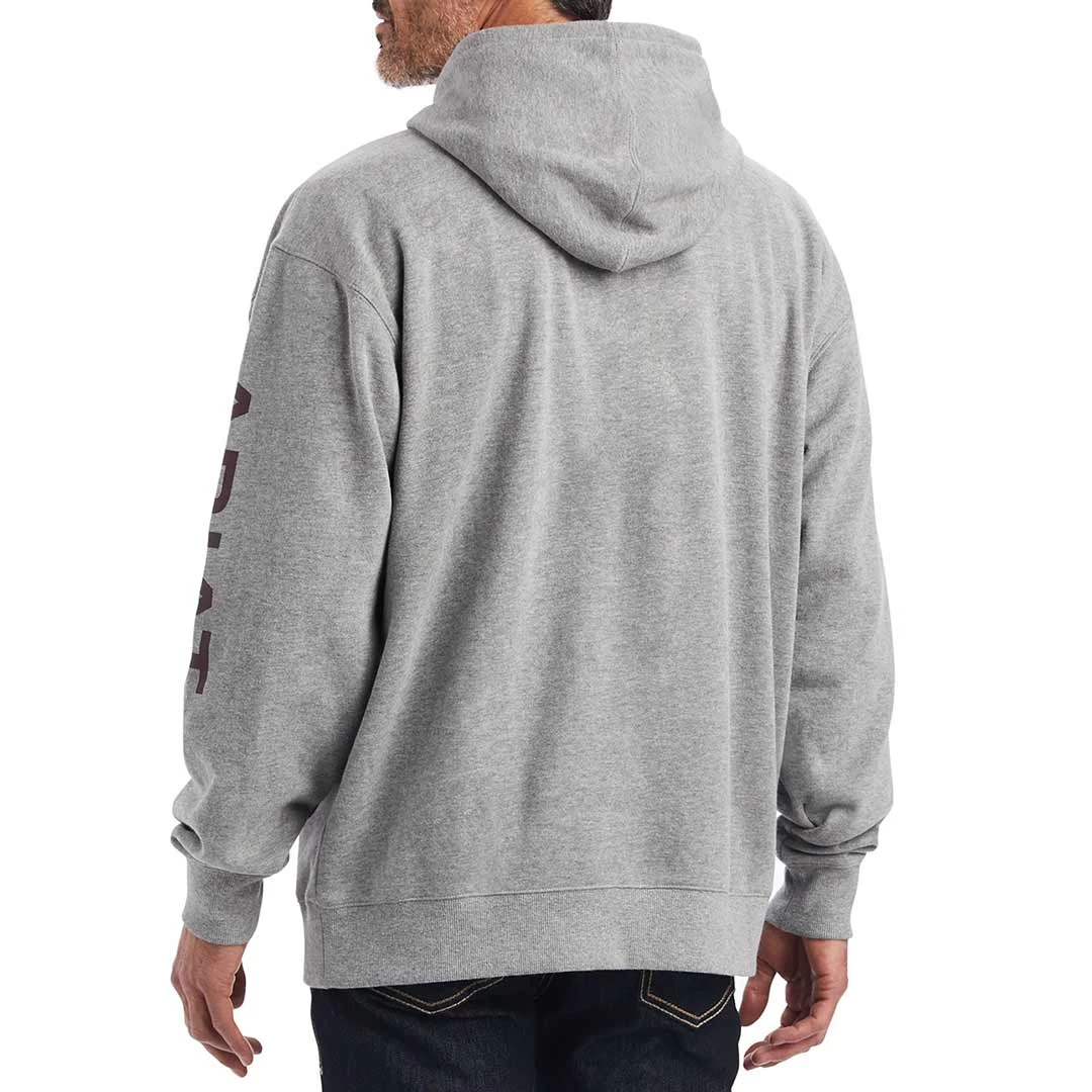 Ariat Men's Logo Sleeve Hoodie - Image 5