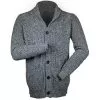 Hedge Men's Cable Knit Button-Up Sweater