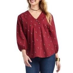 Ariat Women's Peasant Chimayo Blouse