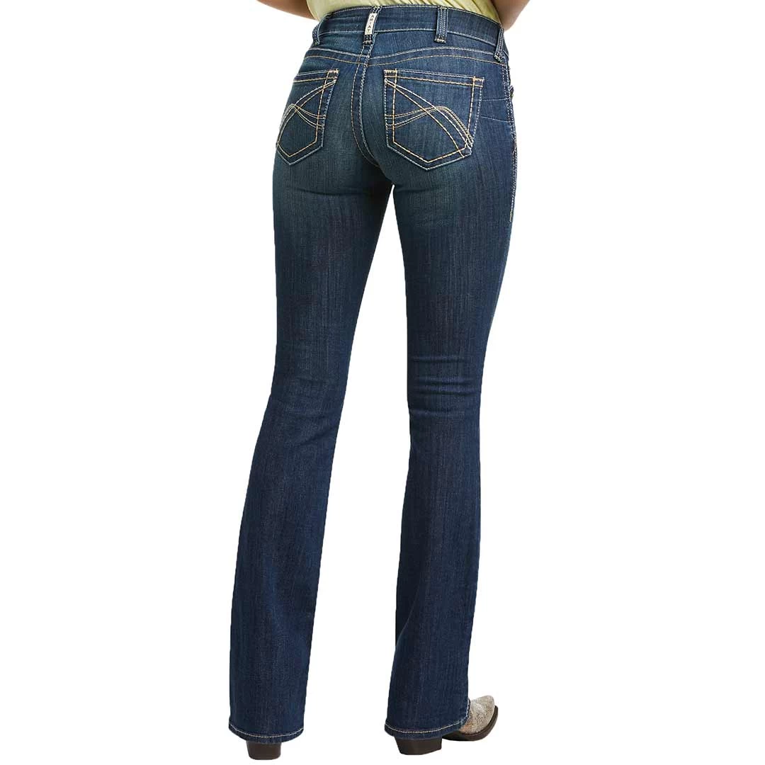 Ariat Women's R.E.A.L. Mid Rise Corinne Bootcut Jeans