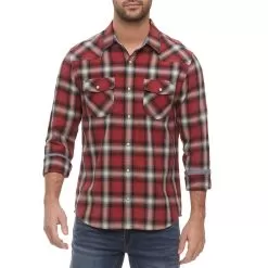 Flag & Anthem Men's Moores Vintage Washed Snap Shirt