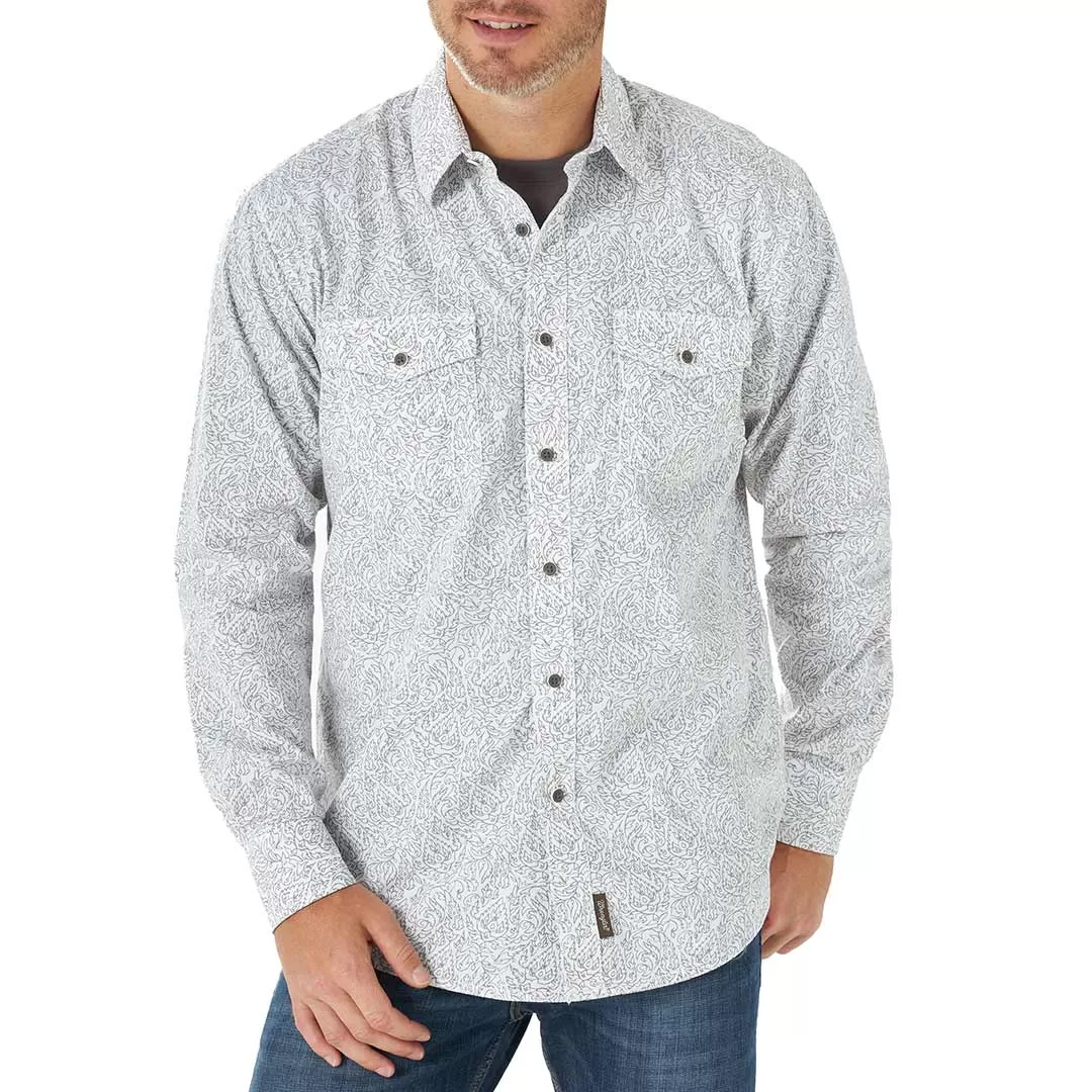 Wrangler Men's Retro Print Button-Down Shirt
