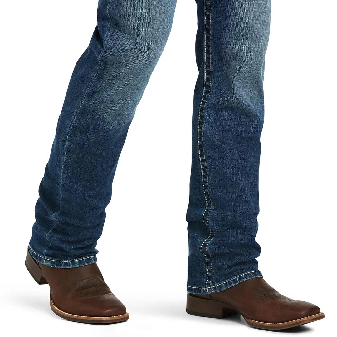 Ariat Men's M4 Relaxed Stretch Marshall Stackable Straight Leg Jeans - Image 5