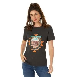 Wrangler Women's Retro Horseshoe Graphic T-shirt
