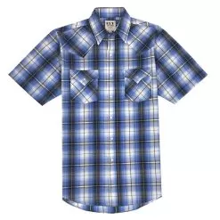 Ely Cattleman Men's Plaid Snap Shirt