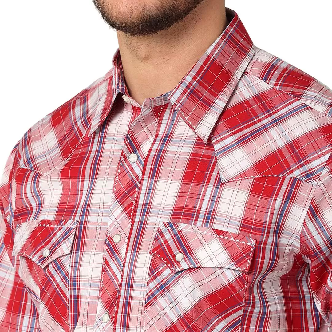 Wrangler Men's Fashion Plaid Snap Shirt - Image 3