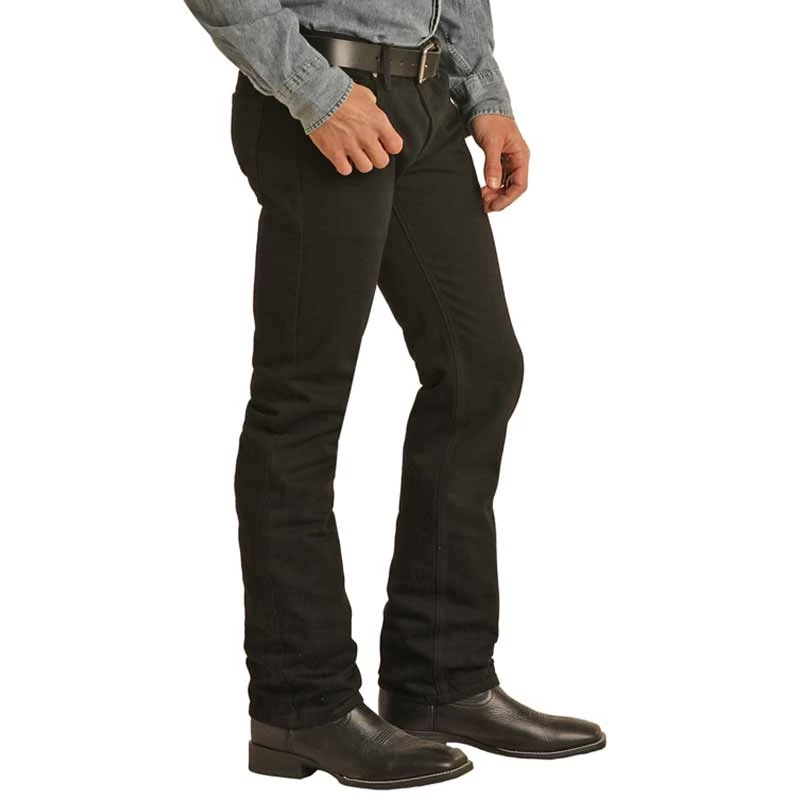 Rock & Roll Denim Men's Slim Fit Revolver Bootcut Jeans - Image 2