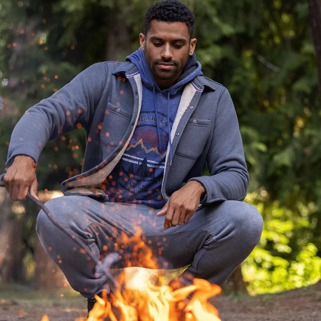 Flag & Anthem Men's Boonton Sherpa-Lined Thermal Shirt Jacket - Image 3