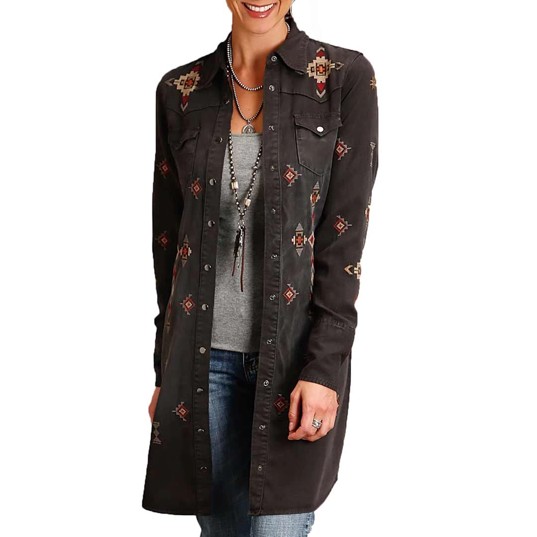 Stetson Women's Southwest Denim Shirt Dress - Image 3