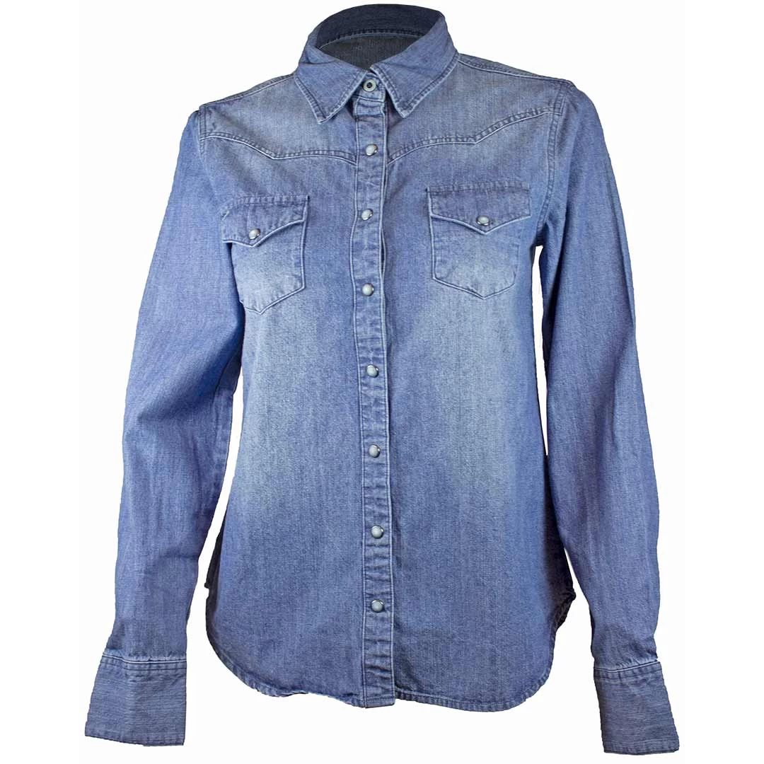 Cruel Denim Women's Denim Snap Shirt