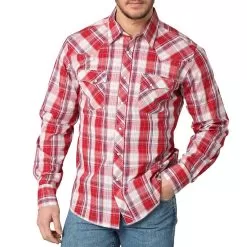 Wrangler Men's Fashion Plaid Snap Shirt