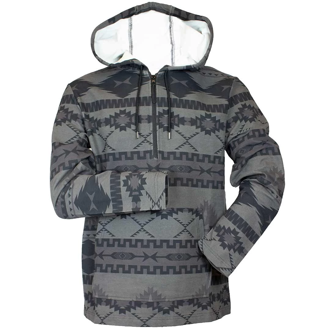 Powder River Outfitters Men's Aztec 1/4 Zip Hoodie