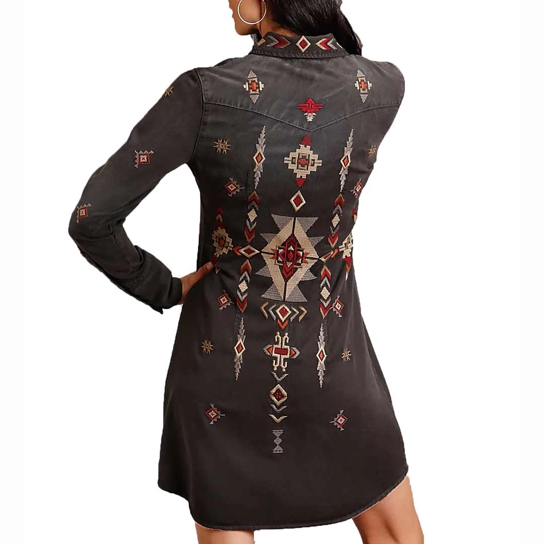 Stetson Women's Southwest Denim Shirt Dress - Image 2