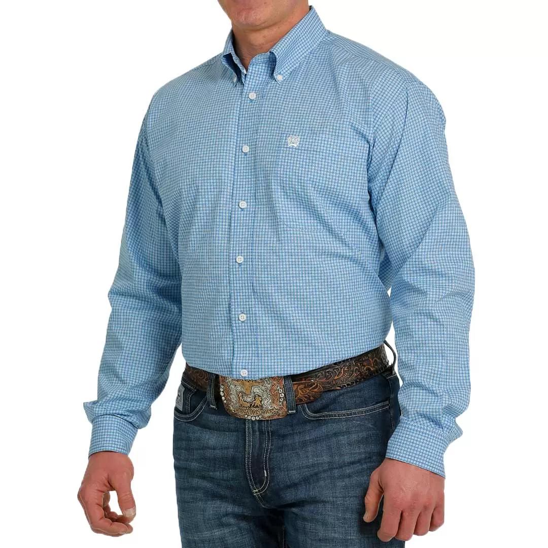 Cinch Men's Weave Print Button-Down Shirt