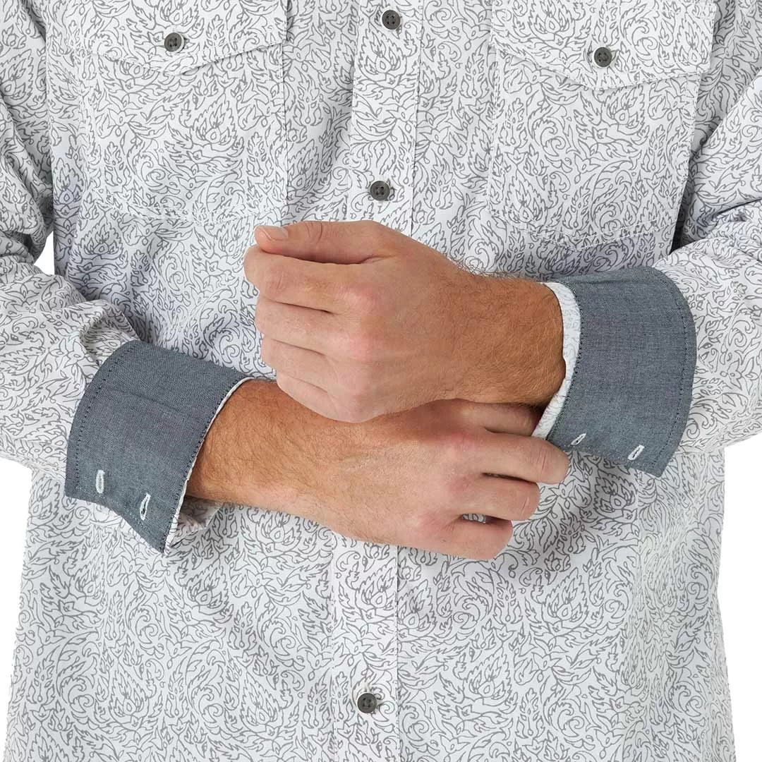 Wrangler Men's Retro Print Button-Down Shirt - Image 4