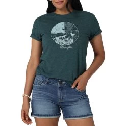 Wrangler Women's Wild Mustang Graphic T-Shirt