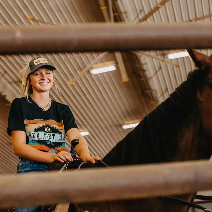 Red Dirt Hat Co Unisex Army Sunset T-Shirt - Image 3