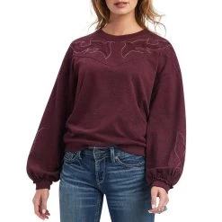 Ariat Women's Stitched Crew Sweatshirt