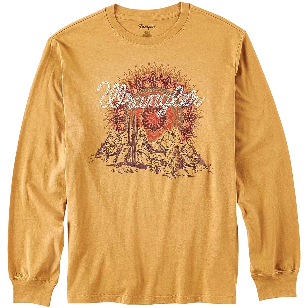 Wrangler Women's Retro Desert Mandala Graphic Long Sleeve T-Shirt - Image 4