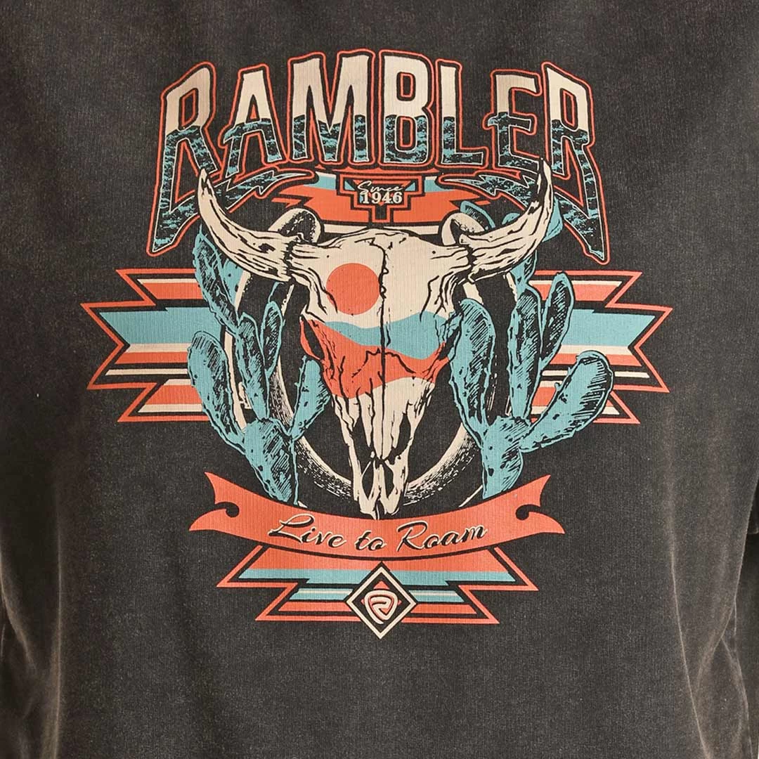 Rock & Roll Cowgirl Women's Rambler Cropped Sweatshirt - Image 2